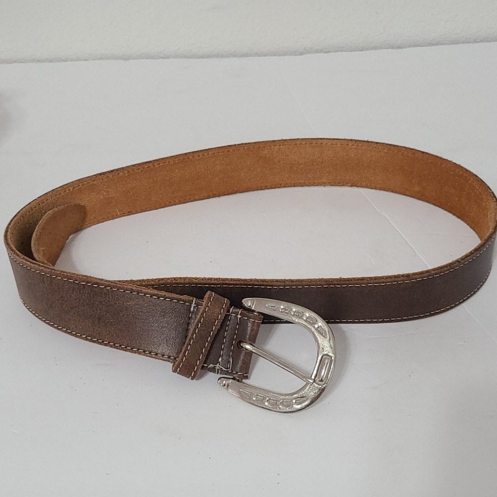 Leather belt